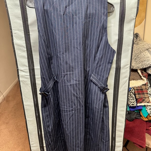 Navy Blazer Vest Dress - Picture 2 of 2